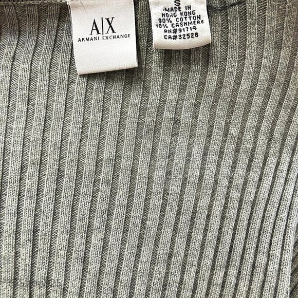 Women's Armani Exchange Turtle Neck Sweater Long Sleeves Size S / m - Picture 10 of 11